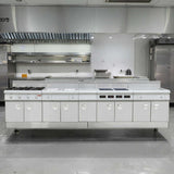 Commercial Kitchen Equipment Stainless Steel Electric Stove with 5 Burners for Hotels and Restaurants