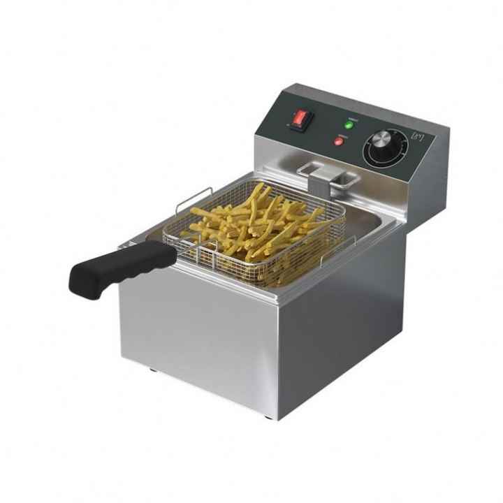 Single Cylinder 10L/12L Industrial French Fries Fryer Commercial Electric Deep Fryer