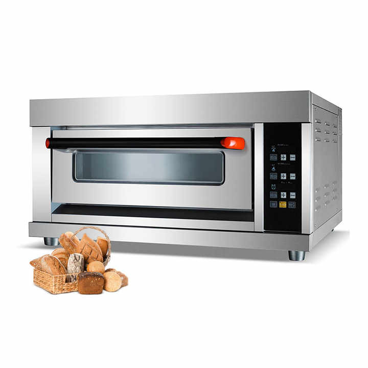 Commercial Stainless Steel Baking Oven Electric One Deck One Tray Oven With Micro-Computer Baking Oven