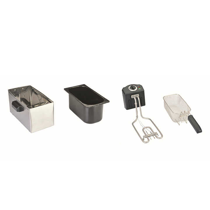 8 Litres + 8 Litres Friteuse Commerciale Commercial Deep Fryers Electric
