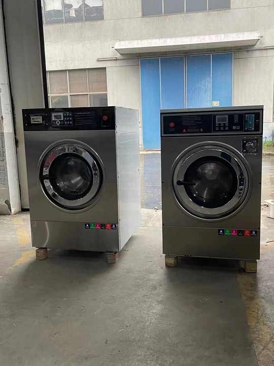 15kg to 30kg Industrial Front Load Washing Machines with Coin Operated System