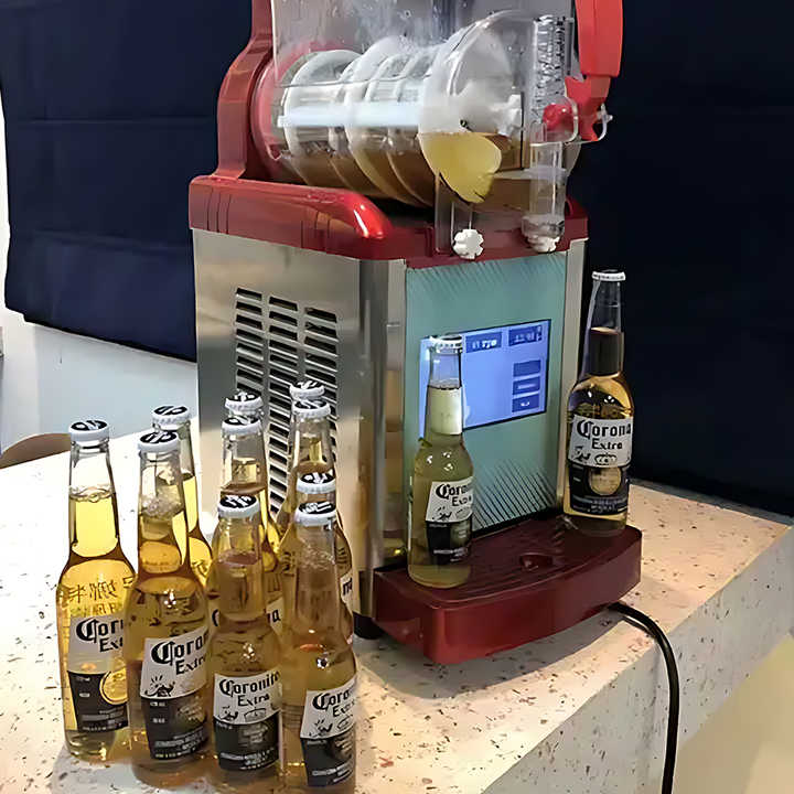Commercial Snacks & Slush Granita Machine Frozen Drinks Ice Cream Sorbet Slush Puppy Dispenser Sorbet Maker