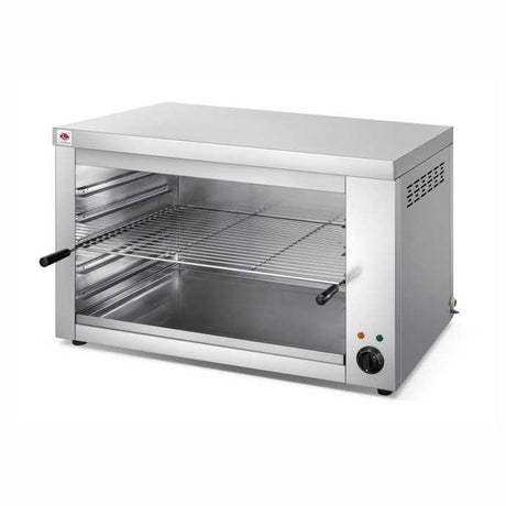 High Efficiency Countertop Electric BBQ Grill – Wall-Mounted Stainless Steel Salamander Oven with Brushed Surface