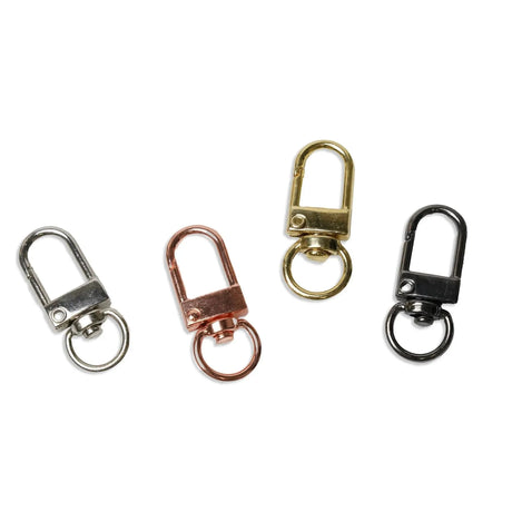Standard Clasp & Swivel Ring - Rose Gold (10 per Bag - 1.25")