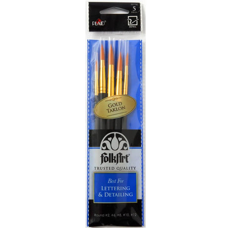 FolkArt Detail Brush Set (5 Brushes)