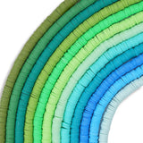 Heishi Polymer Clay Disc Beads 6mm - Sage Green (3200 beads - 10 Strands 15")